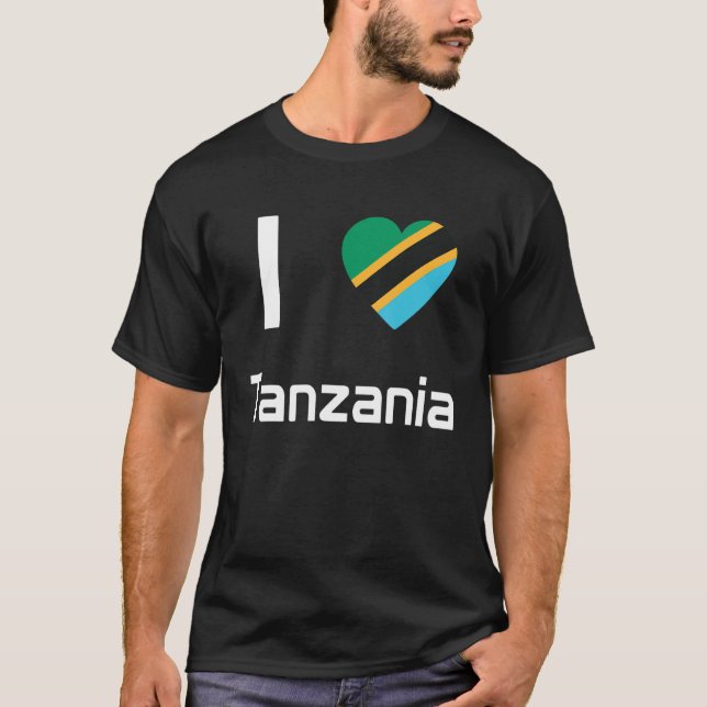 National Flag of Tanzania souvenir for men women 1 T-Shirt (Front)