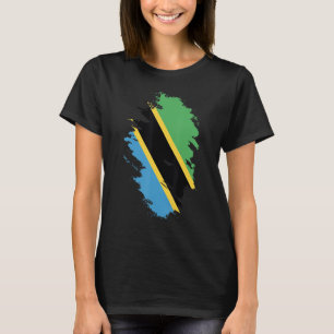 National Flag of Tanzania souvenir for men women T-Shirt