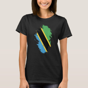 National Flag of Tanzania souvenir  for men women T-Shirt