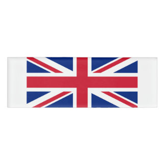 National Flag of the United Kingdom UK, Union Jack Name Tag