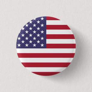 National flag of the USA - Authentic Scale "G-spec 3 Cm Round Badge
