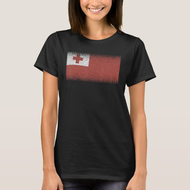 National Flag of Tonga souvenir  for men women 1 T-Shirt (Front)