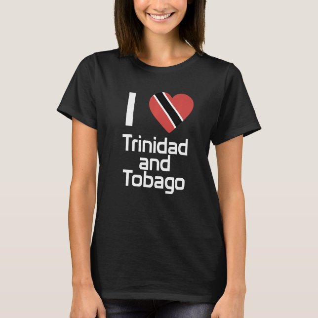National Flag of Trinidad souvenir  for men women  T-Shirt (Front)
