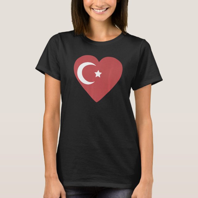 National Flag of Turkey souvenir  for men women  3 T-Shirt (Front)