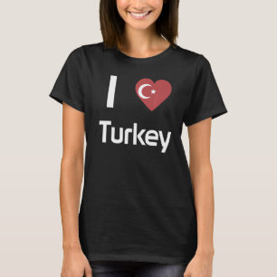 National Flag of Turkey souvenir for men women T-Shirt