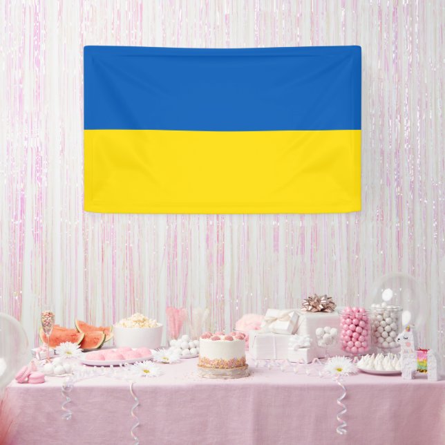 National Flag of Ukraine - Rectangle Wall Banner (Party)