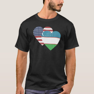 National Flag of Uzbekistan souvenir for men wome T-Shirt