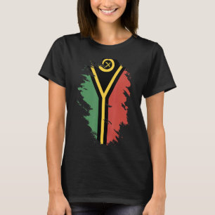 National Flag of Vanuatu souvenir  for men women 3 T-Shirt