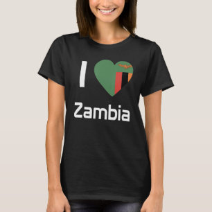 National Flag of Zambia souvenir  for men women 2 T-Shirt