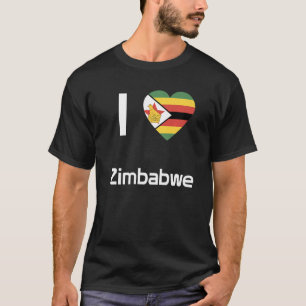National Flag of Zimbabwe souvenir for men women T-Shirt
