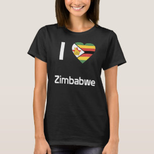 National Flag of Zimbabwe souvenir  for men women T-Shirt