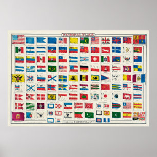 National Flags Poster