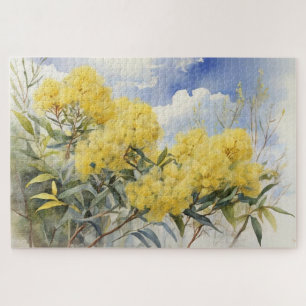National Flower Australia Golden Wattle Jigsaw Puzzle