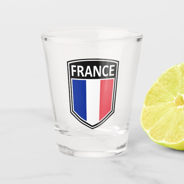 National - France Shot Glass (Front)