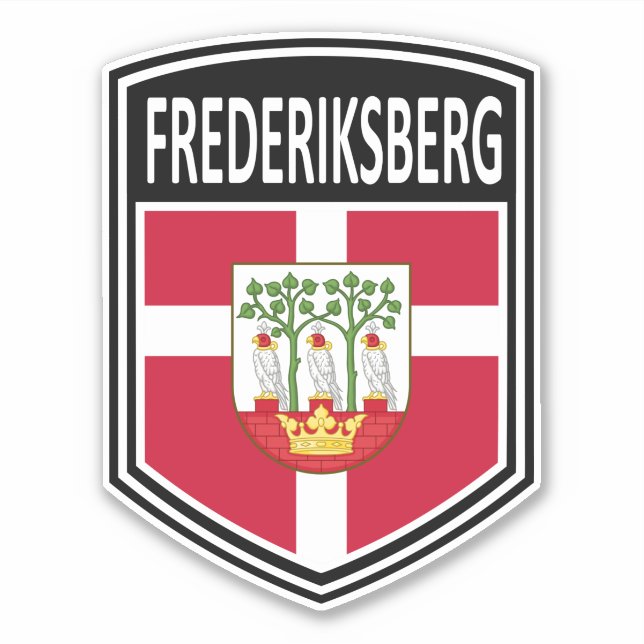 National - Frederiksberg Denmark Sticker (Front)