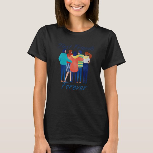 National Friendship Day Best Friends Forever   T-Shirt (Front)