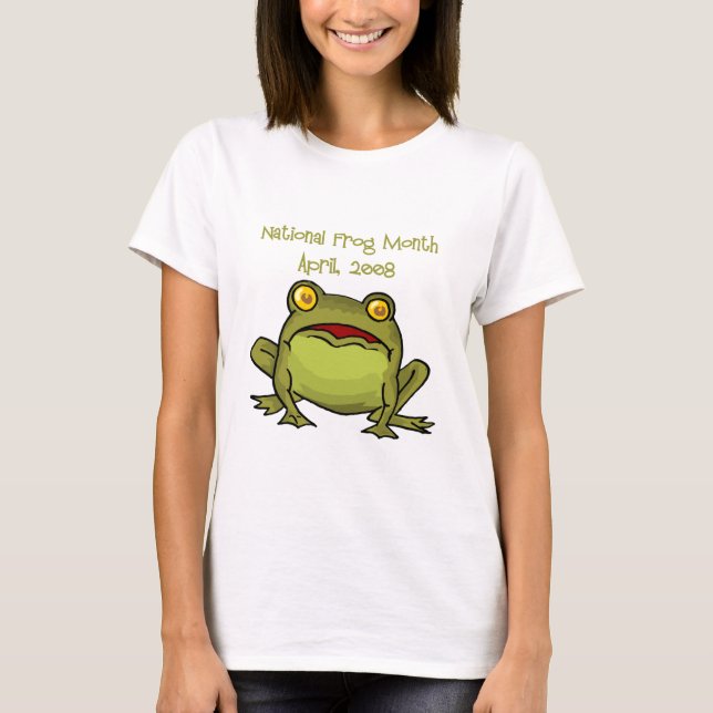 National Frog Month T-Shirt (Front)