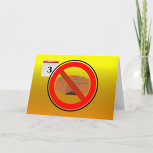 National Fruitcake Toss Day! Holiday Card