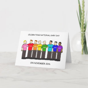 National Gary Day November 20th Card