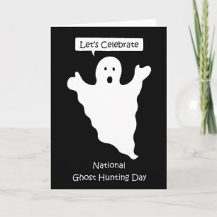 National Ghost Hunting Day September 29th Card