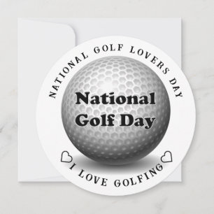 National Golf Day  Sports Invitation