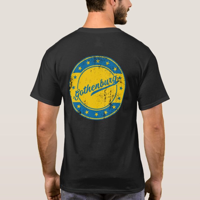 National - Gothenburg Sverige | Sweden T-Shirt (Back)