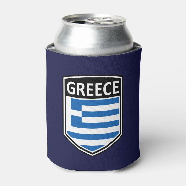 National - Greece Can Cooler (Can Front)
