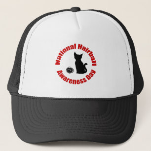 National Hairball Awareness Day Trucker Hat