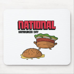 National Hamburger Day Mouse Mat