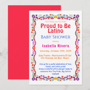National hispanic heritage    Baby shower Invitation
