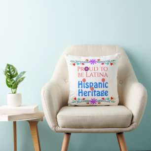 National Hispanic Heritage Birthday – Colorful Flo Cushion