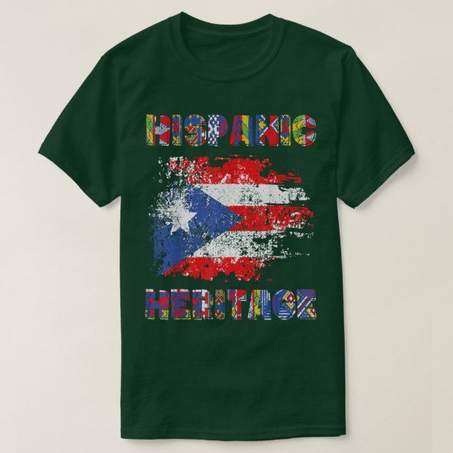National Hispanic Heritage Month2 T-Shirt (Design Front)