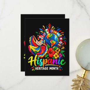 National Hispanic Heritage Month All Countries Thank You Card