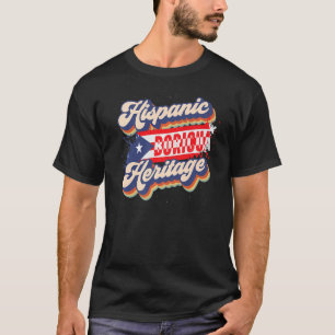 National Hispanic Heritage Month Boricua Puerto Ri T-Shirt