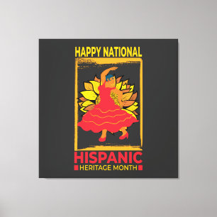 National Hispanic Heritage Month Canvas Print