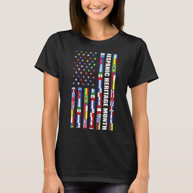 National Hispanic Heritage Month Celebration Ameri T-Shirt (Front)