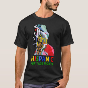 National Hispanic Heritage Month Countries Latin F T-Shirt
