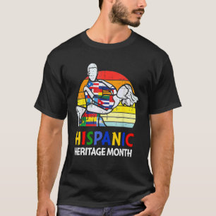 National Hispanic Heritage Month Dance Latin Flags T-Shirt