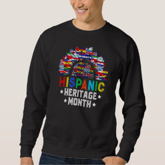 National Hispanic Heritage Month Decoration Flags Sweatshirt