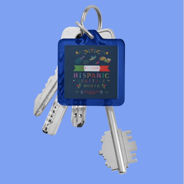 NATIONAL HISPANIC HERITAGE MONTH DESIGN KEY RING (Creator Uploaded)