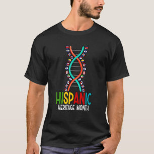 National Hispanic Heritage Month Dna Latino Nation T-Shirt