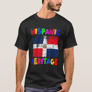 National Hispanic Heritage Month Dominican Republi T-Shirt