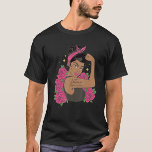 National Hispanic Heritage Month Floral Latina Flo T-Shirt