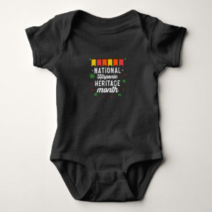 National Hispanic Heritage Month Funny Gift Baby Bodysuit
