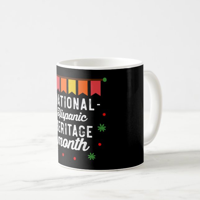 National Hispanic Heritage Month Funny Gift Coffee Mug (Front Right)