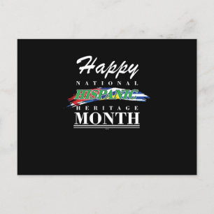 National Hispanic Heritage Month Holiday Postcard