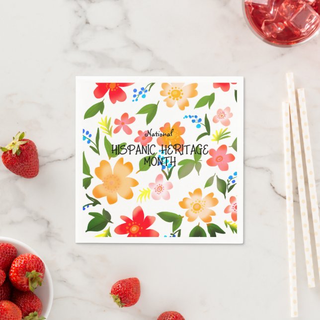 National HISPANIC HERITAGE MONTH Napkin (Insitu)