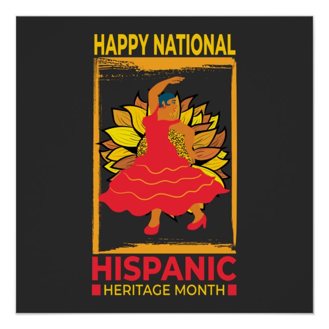 National Hispanic Heritage Month Poster (Front)