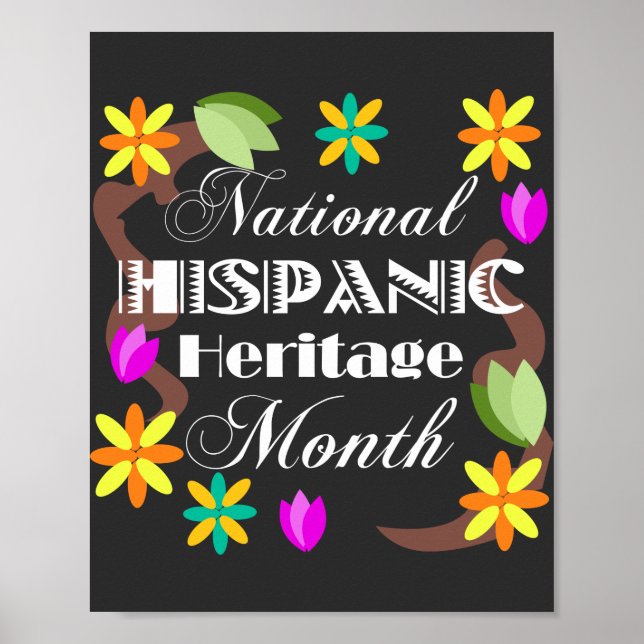 National Hispanic Heritage Month Poster (Front)