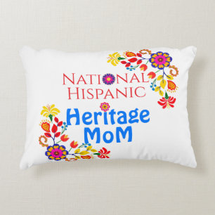 National Hispanic Heritage Month   Proud Mum Decorative Cushion
